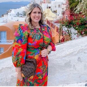 Farm Rio Urban Jungle Midi Dress